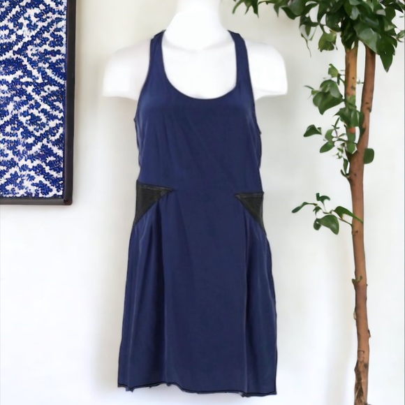 PARKER SILK RACER BACK MINI DRESS SIZE SMALL - Picture 9 of 9